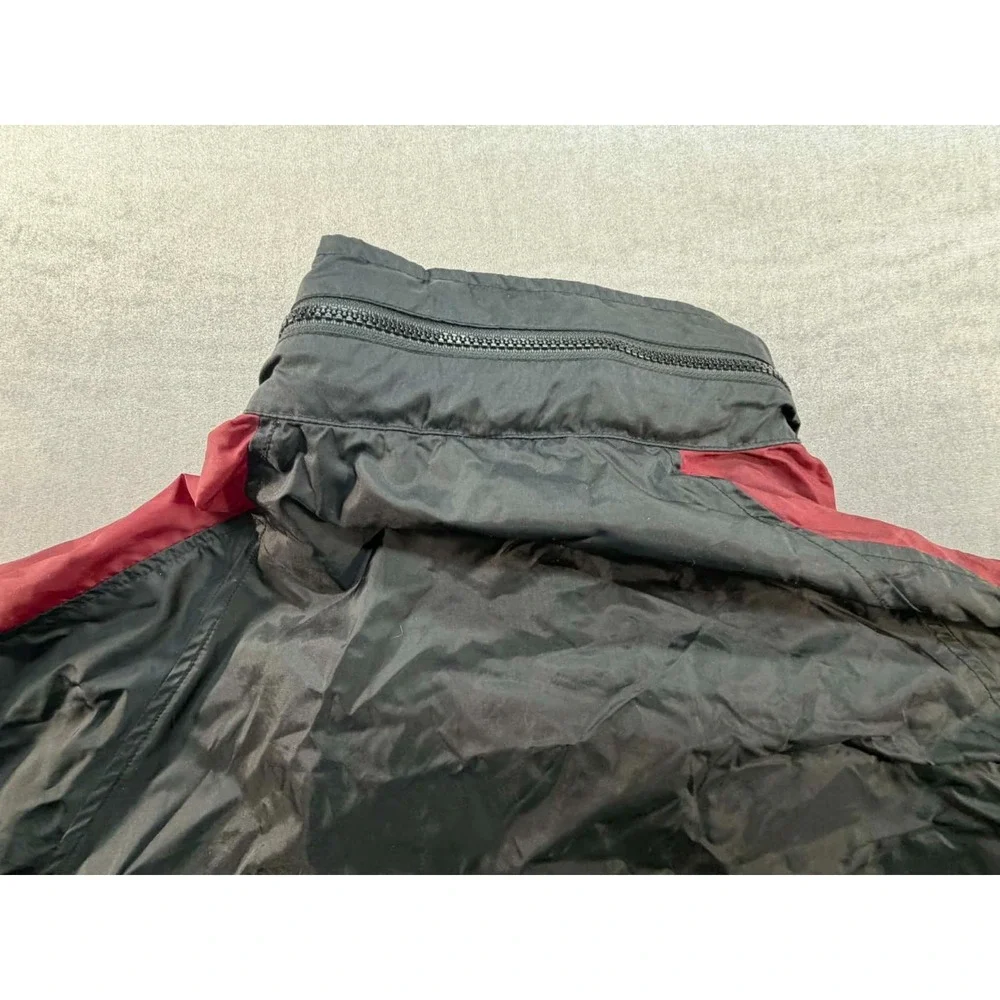 Vintage Y2K Nike Windbreaker Rain Pullover Pack away Hood‎ Black XXL
